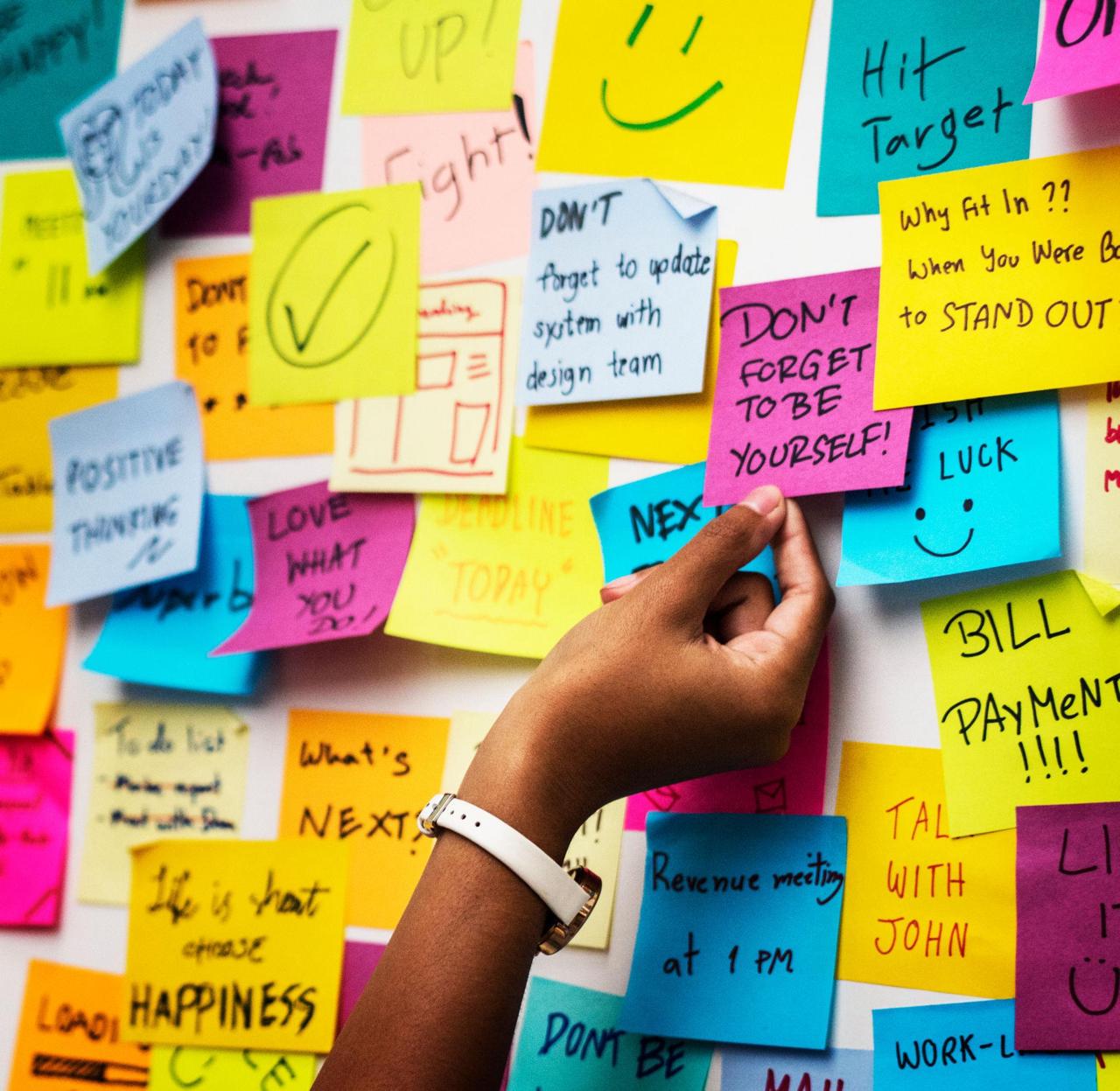 Post-it organisation